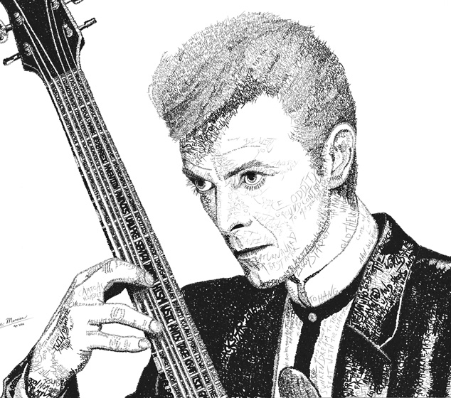 David Bowie Word Art